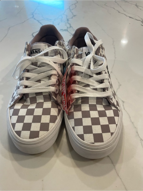 Vans Shoes - Vans Seldan Checkerboard Canvas Sneakers